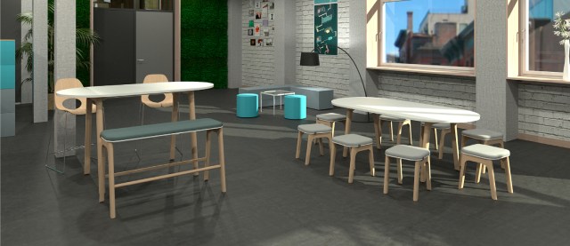 Opertive desk Levitate